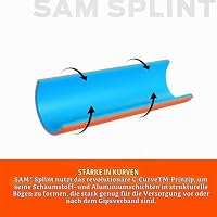 Ever Ready First Aid SAM Rollschiene, Orange/Blau – Ansicht 2