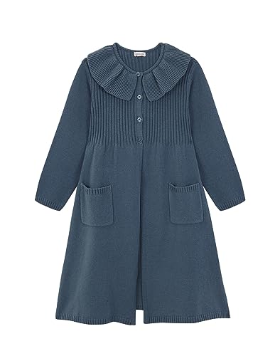 GOCCO Bata DE Punto, Petroleo Claro, Regular para Niñas