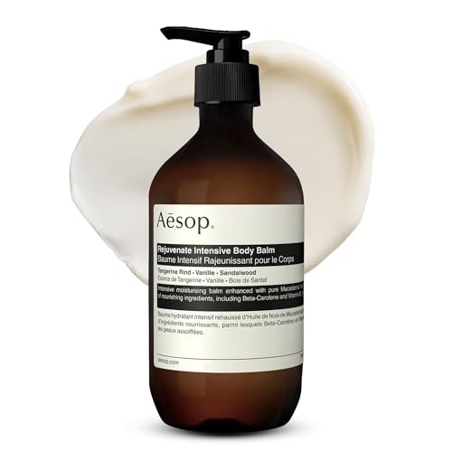 Aesop Rejuvenate Intensive Body Balm | Deeply Hydrate with Macadamia Nut Oil & Aloe Vera | Citrus, Vanilla, Woody Scent | 500 mL / 16.9 fl oz Aesop Rejuvenate Intensive Body Balm | Deeply Hydrate with Macadamia Nut Oil & Aloe Vera | Citrus, Vanilla, Woody Scent | 500 mL / 16.9 fl oz
