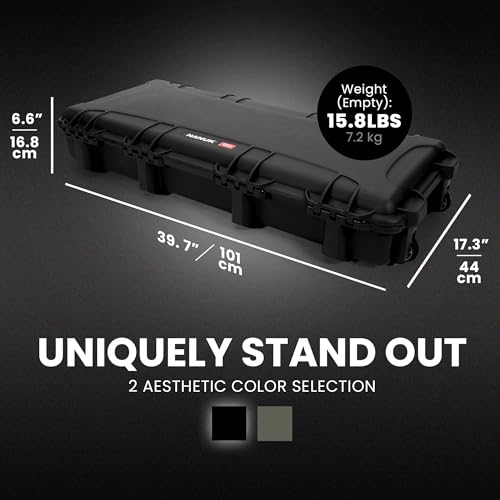 Image of NANUK Hard Case with Foam & Wheels - 30 inch to 55 inch Long, Customizable Foam Insert, IP67 Waterproof & Crushproof, Rugged Construction for Ultimate Protection, Made in Canada