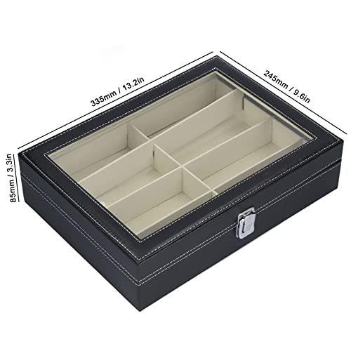 Organizador de óculos de sol para mulheres e homens, Expositor de vários óculos de sol com 8 slots d