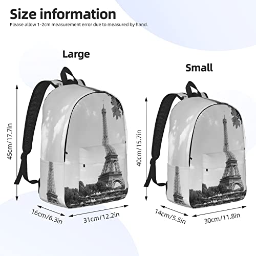 Sac à dos ordinateur portable et voyage décontracté taille S Eiffel
