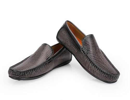 Men's Dress Shoes Classic Fashion Leather Penny Loafers for Mens Slip On Driving Dress Shoes Business Formal Shoes for Party Banquets Weddings