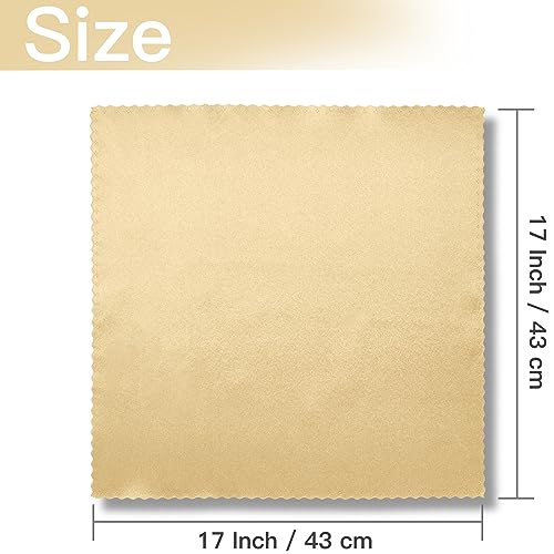 Servilletas de Satén Doradas 24 Pack 43x51 cm Cuadradas miniatura 5