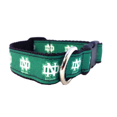 Ncaa North Dakota Fighting Sioux Dog Collar (Team Color, Large) (893613024163)