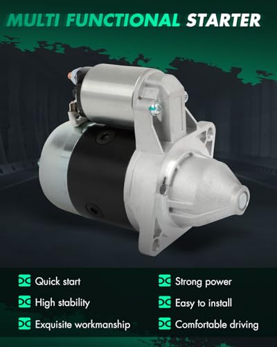 Image of SCITOO Starter Motor fit for Carrier for Transicold Solara 94-06 All for Kubota CT2-29 (D482),for Carrier for Transicold Supra 322 96-07 All for Kubota CT2-29 (D482) Replacement Starter 18162