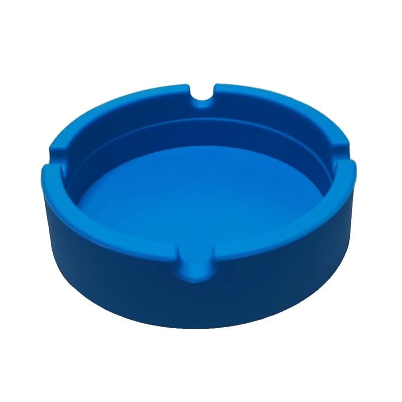Cendrier rond en silicone pour terrasses et soirées outdoor
