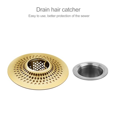 image for LEKEYE LKEYE Shower Drain Hair Catcher/Bathroom Drain Cover/Bathtub Dr