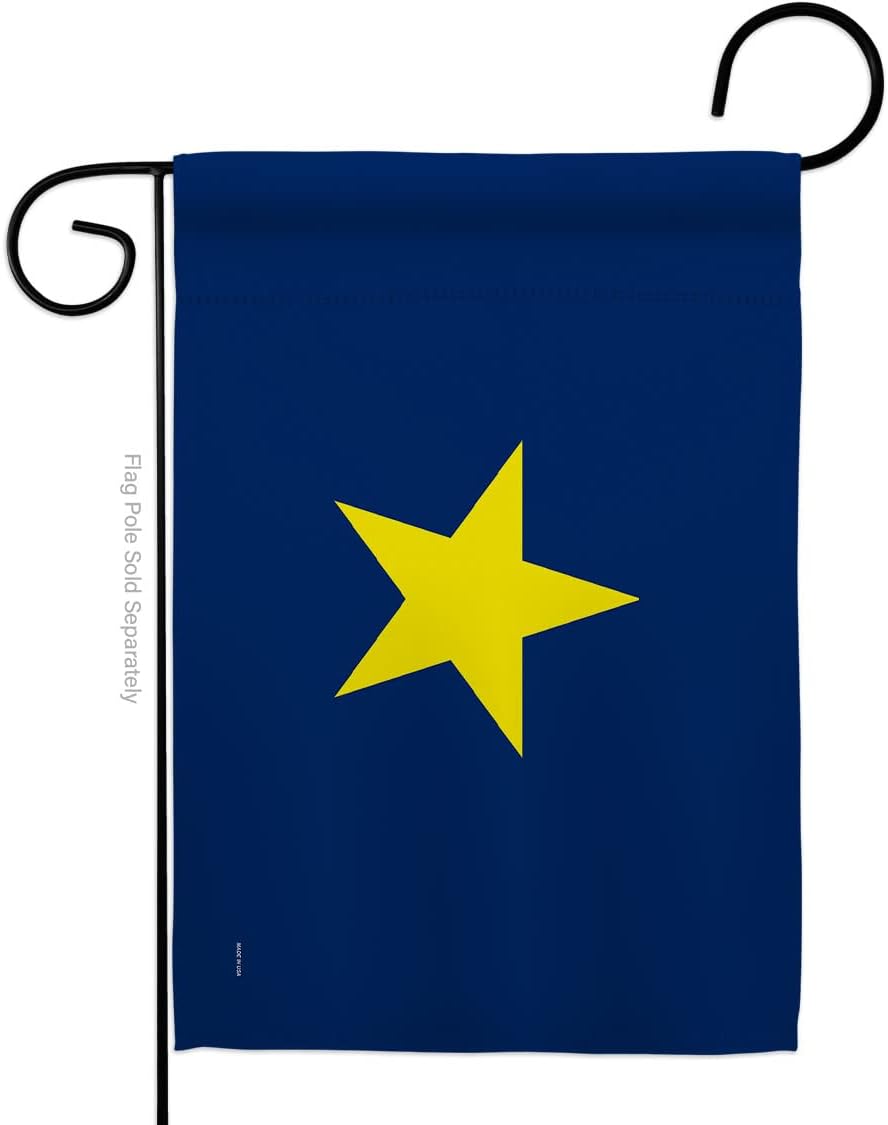 Republic of Texas 1836–1839 Garden Flag - Americana US Historic July Memorial Veteran Independence United State American - House Decoration Banner Small Yard Gift Double-Sided Made in USA 13 X 18.5