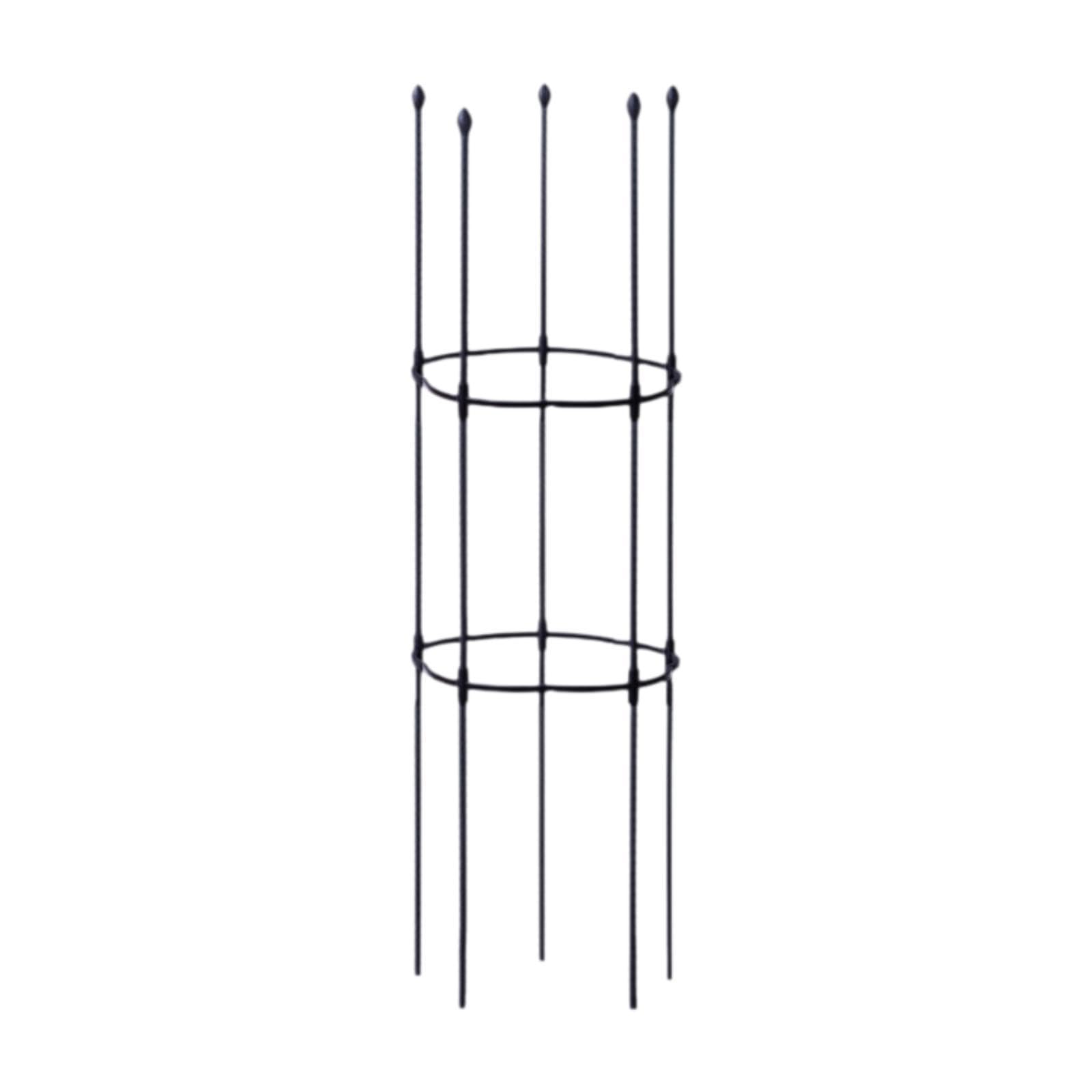 Estructura metálica de PVC apilable para plantas trepadoras poste de jardín de 103 cm