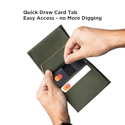 Image of ALPAKA Ark Bifold Wallet RFID Blocking Mens Wallet | Minimalist Front Pocket Wallet for Men Daily Use, Magnetic Closure, Holds 8-12 Cards Plus Cash, Axoflux 300D