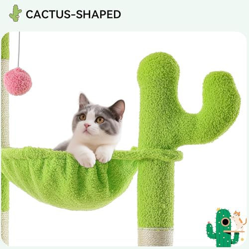 Centro de actividades para gatos de 68 in YITAHOME miniatura 5
