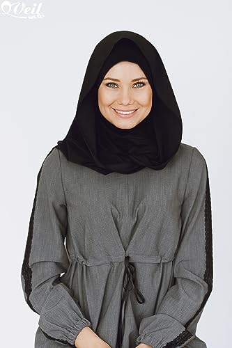 Cotton and Shiffon headscarf, instant hijab, ready to wear hijab for women3