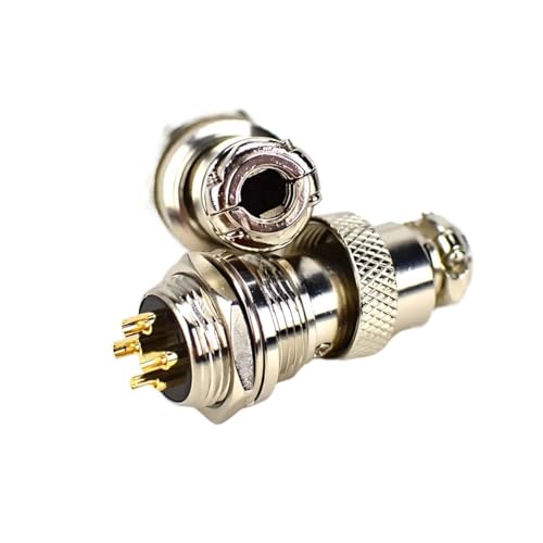 Conector GX16 Dorado Aeronáutico 5 Sets 7 Pines miniatura 7