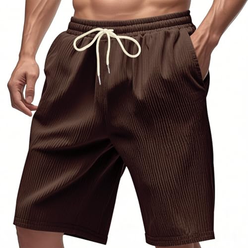 Shorts de Pana para Hombre con Bolsillos miniatura 4
