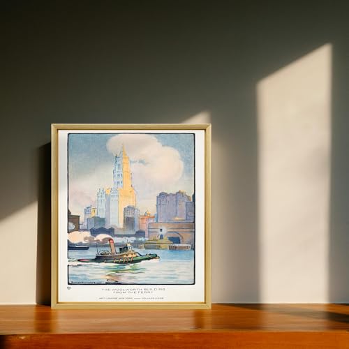 Image of 8x12 Canvas Floating Frame,0.9 inch Deep Canvas Frame,Gold | HUACANVAS Canvas Floater Frame for Prints,Floater Frame for Canvas Painting,Floating Frames for Wall Decor(8 inchx12 inch,Gold)