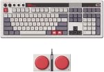 8BitDo Retro 108 Mechanical Keyboard with 108 Keys and Integrated Numpad, Bluetooth/2.4G/USB-C Hot Swappable Wireless Gaming Keyboard for Windows and Android - N Edition
