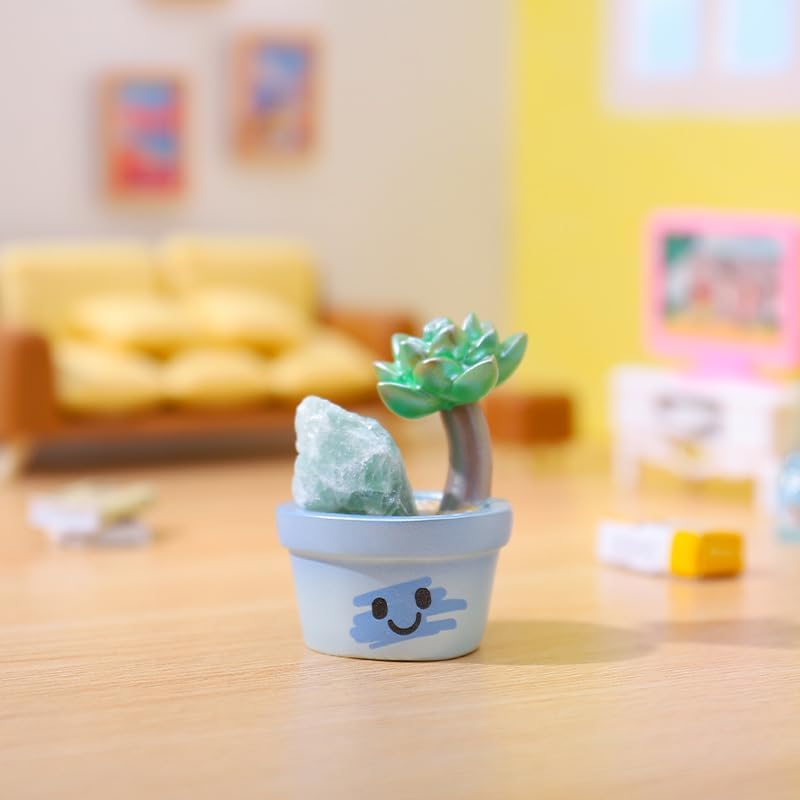 Surprise Box Figures Diamond Crystal Plant Theme, Mystery Bag Random Design Action Figures Figurine Collectible Home Desk Car Decoration, Birthday Christmas New Year Gift, Single Box-1 Box - Image 4