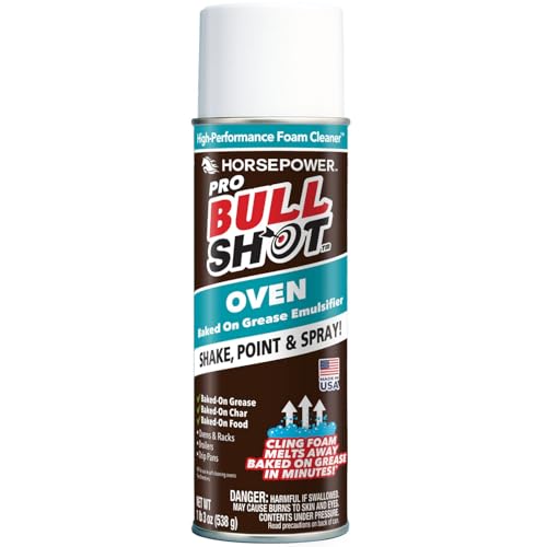 Bull Shot Oven Cleaner, AS SEEN ON TV, Cling Foam