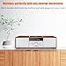 Nostalgic Bluetooth Stereo System for Home, WISCENT Vintage Micro HiFi Systems CD Player,with Bluetooth Audio Streaming,FM Radio,USB Port,Aux-in,Earphone Port (Brown)