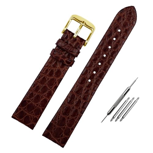 Bracelet de montre crocodile ultra fin pour habiller vos tenues de costume et de soirée