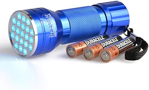 PeeDar 2.0 UV Pet Urine Detector Black Light Flashlight + Cat & Dog Behaviorist Book + 3 AAAS. Ultra Bright Optimal 380-385NM LEDs Find Invisible Stains Instantly! Rid Cat, Dog Pee Issues Forever.