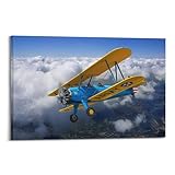 stearman biplane Technologie d'impression haute définition, affiches durables