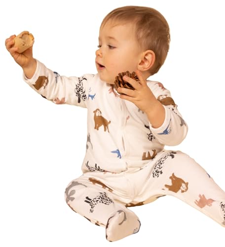 A0845 Pigiama dormi bene - Bimbi 0-24 0-3 mesi unisex bianco