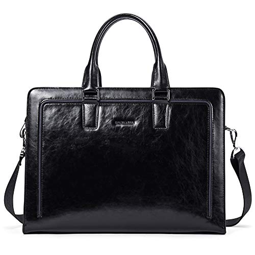 BOSTANTEN black genuine leather tote bag – image 1