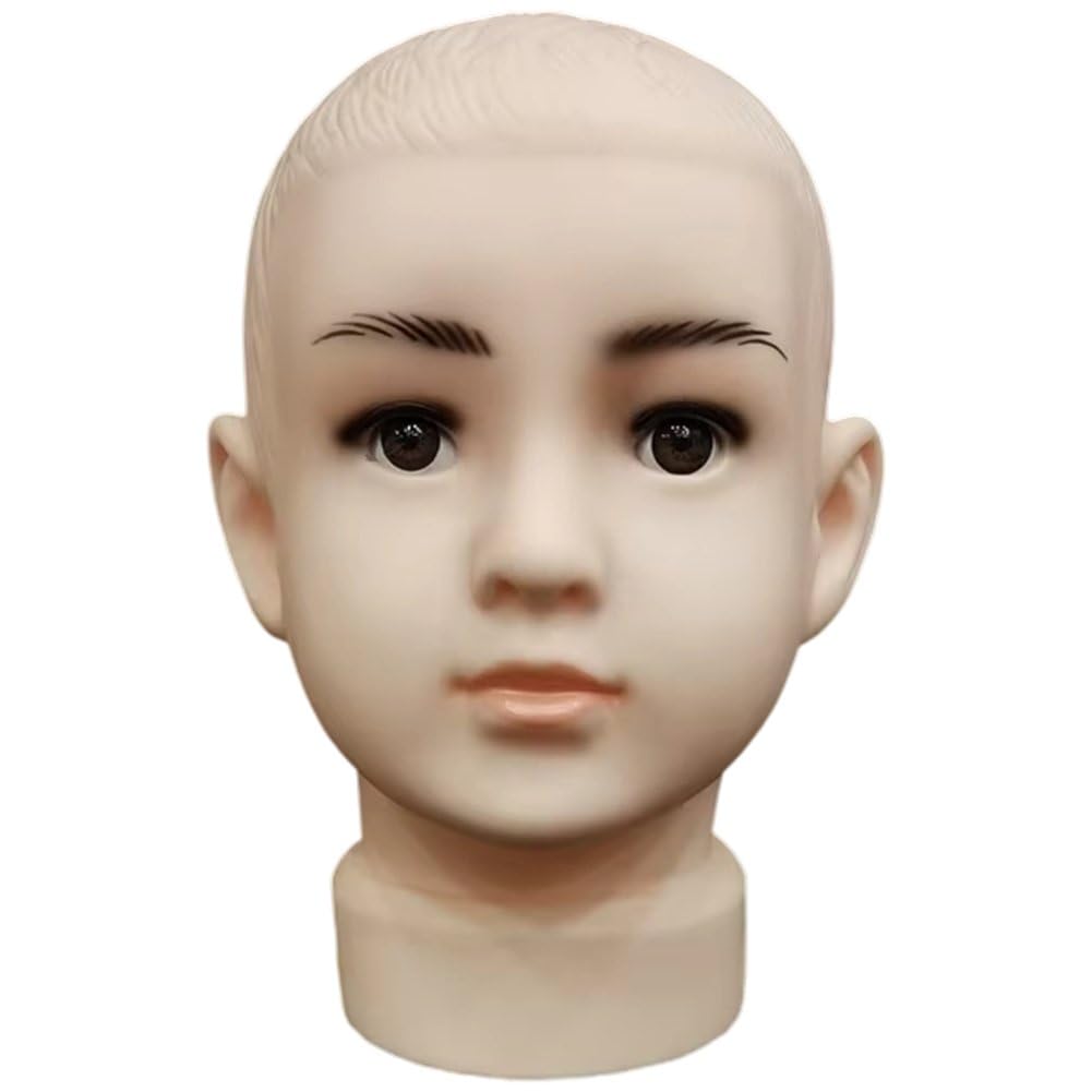 Cabeza de maniquí para bebé ideal para lucir gorros con realismo y estabilidad
