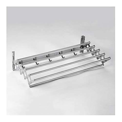 Grille-serviette mural extensible pour optimiser la petite salle de bain