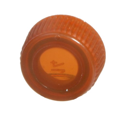 4224R Polypropylene Screw-Cap with O-Ring for Microcentrifuge Tube, Amber (Pack of 1000)