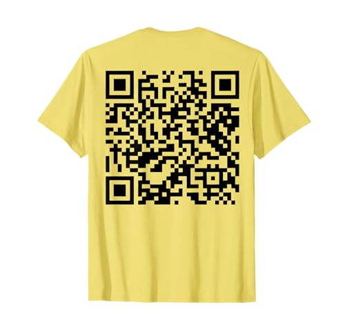 (On Back) Funny QR Dont Be A Little Btch Code Saying Quote T-Shirt