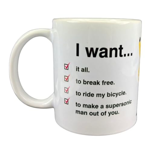 Queen MG25898 Ceramic Mug 11 oz / 315 ml (I Want Checklist)