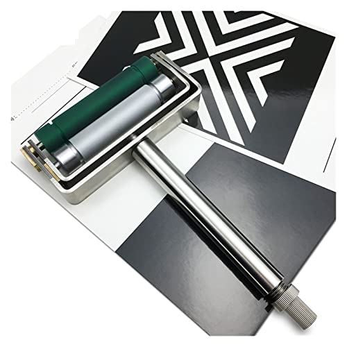 Anilox Roller Ink Sampler, ręczny aplikator atramentowy z 160 liniami i gumowym wałkiem do testowania atramentu