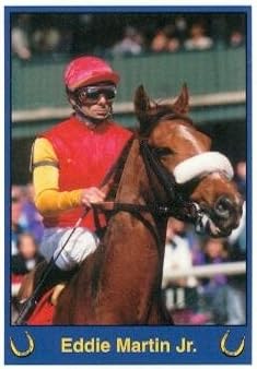 Amazon.com: Eddie Martin Jr. trading card (Horse Racing) 1999 Jockey ...