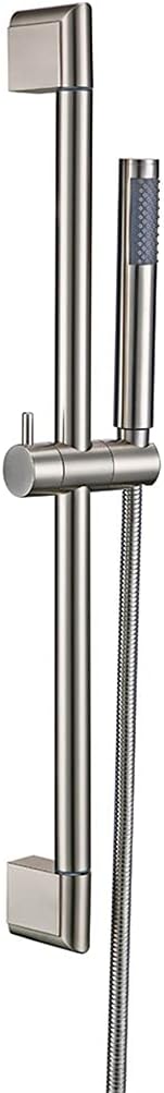 KEHAIOO Solid Brass Bathroom Hand Shower Slide Bar Adjustable Sliding Bracket Holder Brushed Bathroom Accessories