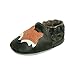 iEvolve Cute Fox Baby Shoes Baby Toddler Soft Sole Prewalker First Walker Crib Shoes Baby Moccasins(Dark Brown, 12-18 Months)