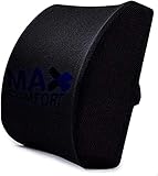 Max Comfort Medical Comfort Back Cushion Cushion Cushion - Car and Office Black