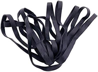 10Pcs Large Thick Elastic Rubber Bands Heavy Duty Natural Rubber Band Cord Strong Durable Wide Wrapping Bands for Home Kitchen Office Supplies File Folders Trash Garbage Can