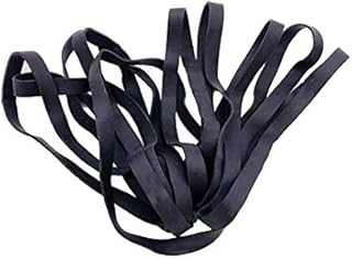 10Pcs Large Thick Elastic Rubber Bands Heavy Duty Natural Rubber Band Cord Strong Durable Wide Wrapping Bands for Home Kitchen Office Supplies File Folders Trash Garbage Can