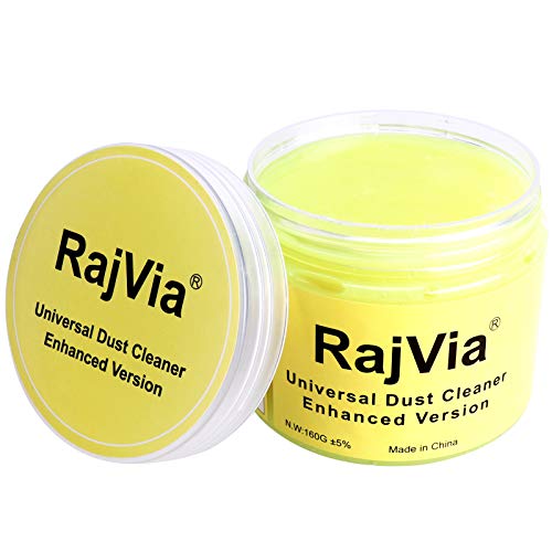 Rajvia Gel de Limpieza para Coches, Masilla de Limpieza para la Limpieza del Interior del Coche, Gel Universal para Quitar el Polvo para automóviles, portátiles, cámaras, impresoras, teclados
