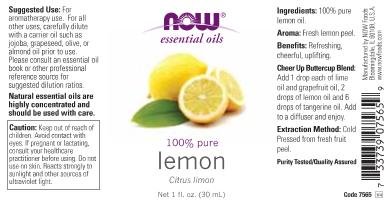 Now 100 Pure Lemon Oil miniatura 2