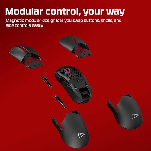 Image of HyperX Pulsefire Saga USB Type-A Wired RGB Gaming Mouse, Up to 26K DPI, HyperX 26K Sensor, 69g Ultra-Lightweight, 6 programmable Buttons, 8K Hz Polling Rate, 24 Months Warranty - Black [A2PB3AA]