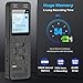 128GB Digital Voice Recorder for Lectures Meetings - EVIDA 9296 Hours Voice Activated Recording Device Audio Recorder with Playback,Password