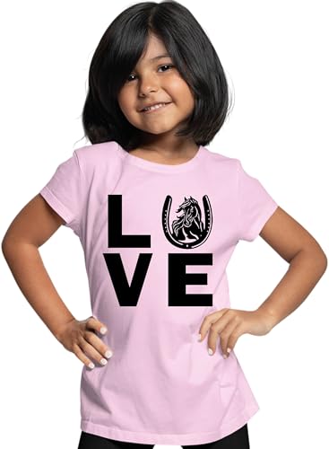 Go All Out Youth Love Horses Horse Lover Equestrian T-Shirt
