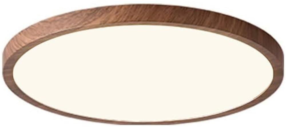 LYOUAE Mid Century Acrylic Semi Flush Mount Ceiling Light LED Round Flat Ceiling Light Bedroom Low Profile Ceiling Lamp