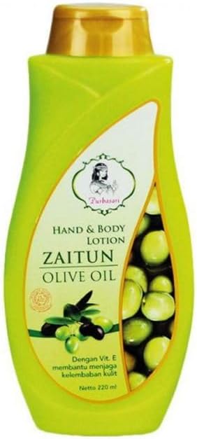 Hand and Body Lotion Minyak Zaitun Olive Oil, 200 ml (Pack of 1)