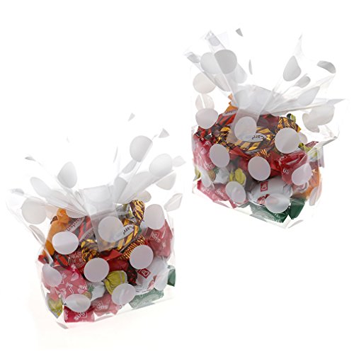 Preisvergleich Produktbild 100x Candy SÜßIGKEITEN Gastgeschenk Tasche Plastiktütchen Beutel