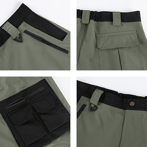 Short homme cargo multi-poches fermeture éclair taille élastique - 5